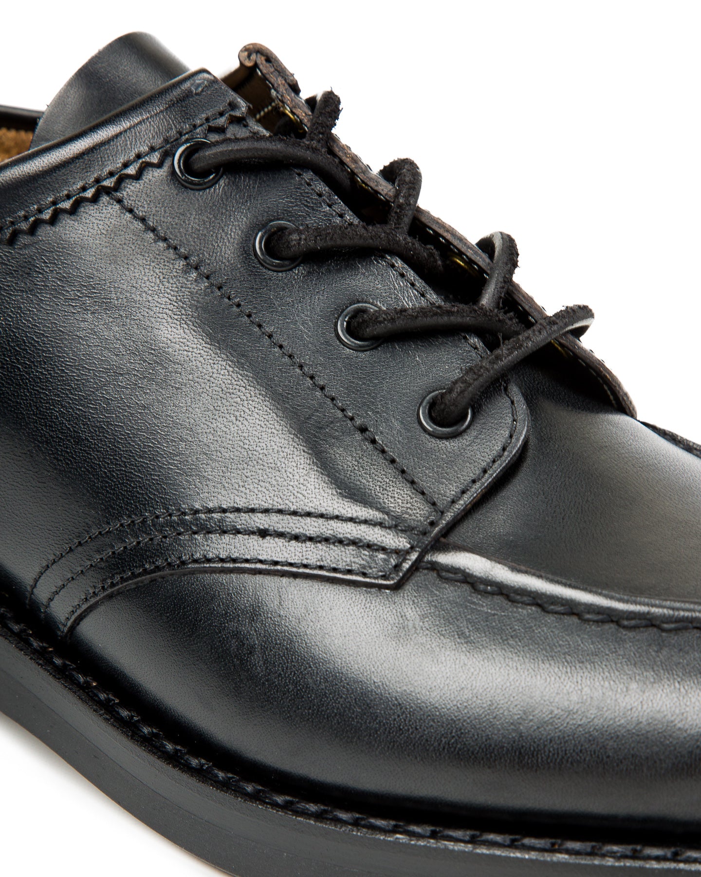 Rolling Dub Trio Coupen Low Moc - All Black Horsehide - Standard & Strange