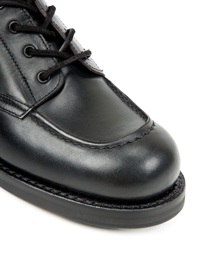 Rolling Dub Trio Coupen Low Moc - All Black Horsehide - Standard & Strange