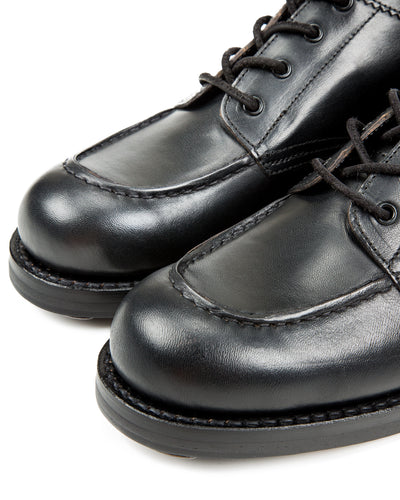 Rolling Dub Trio Coupen Low Moc - All Black Horsehide - Standard & Strange