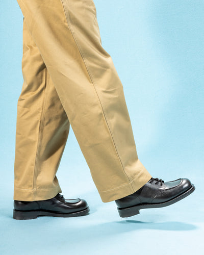 Rolling Dub Trio Coupen Low Moc - All Black Horsehide - Standard & Strange