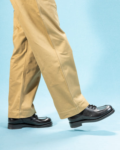 Rolling Dub Trio Coupen Low Moc - All Black Horsehide - Standard & Strange