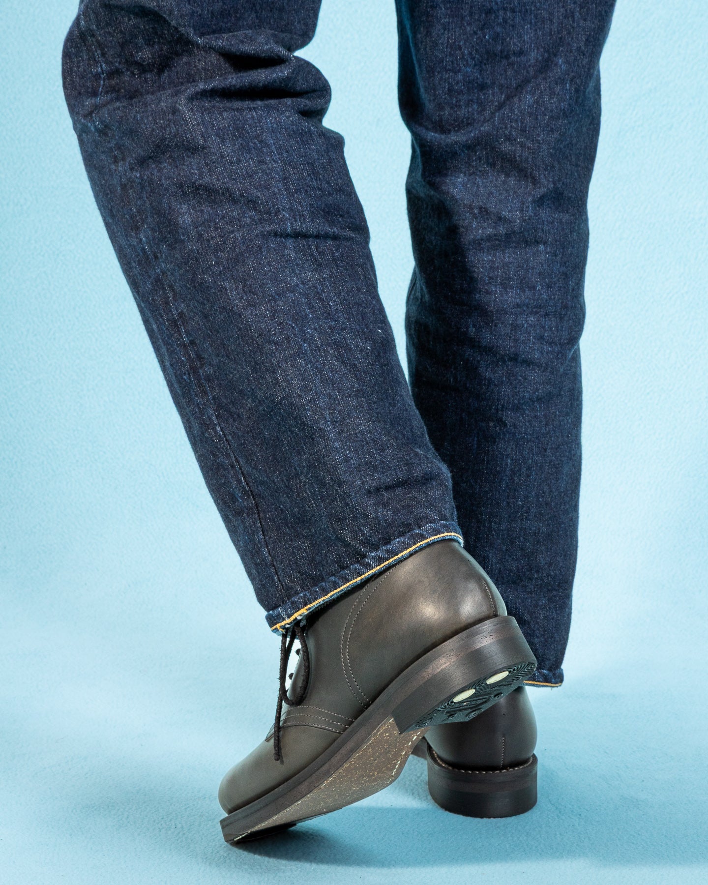 Coupen Mid-Cut Boots - Gray Guidi Calf – Standard & Strange