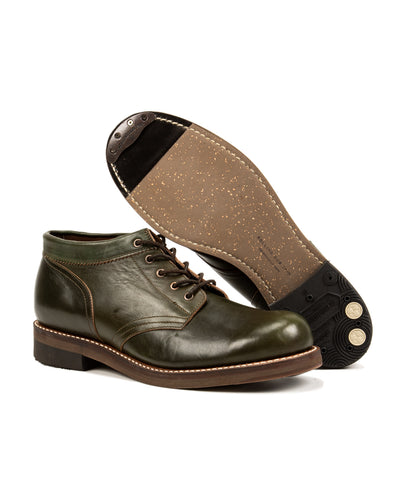 Coupen Mid Cut Boot - Green Horsehide 11