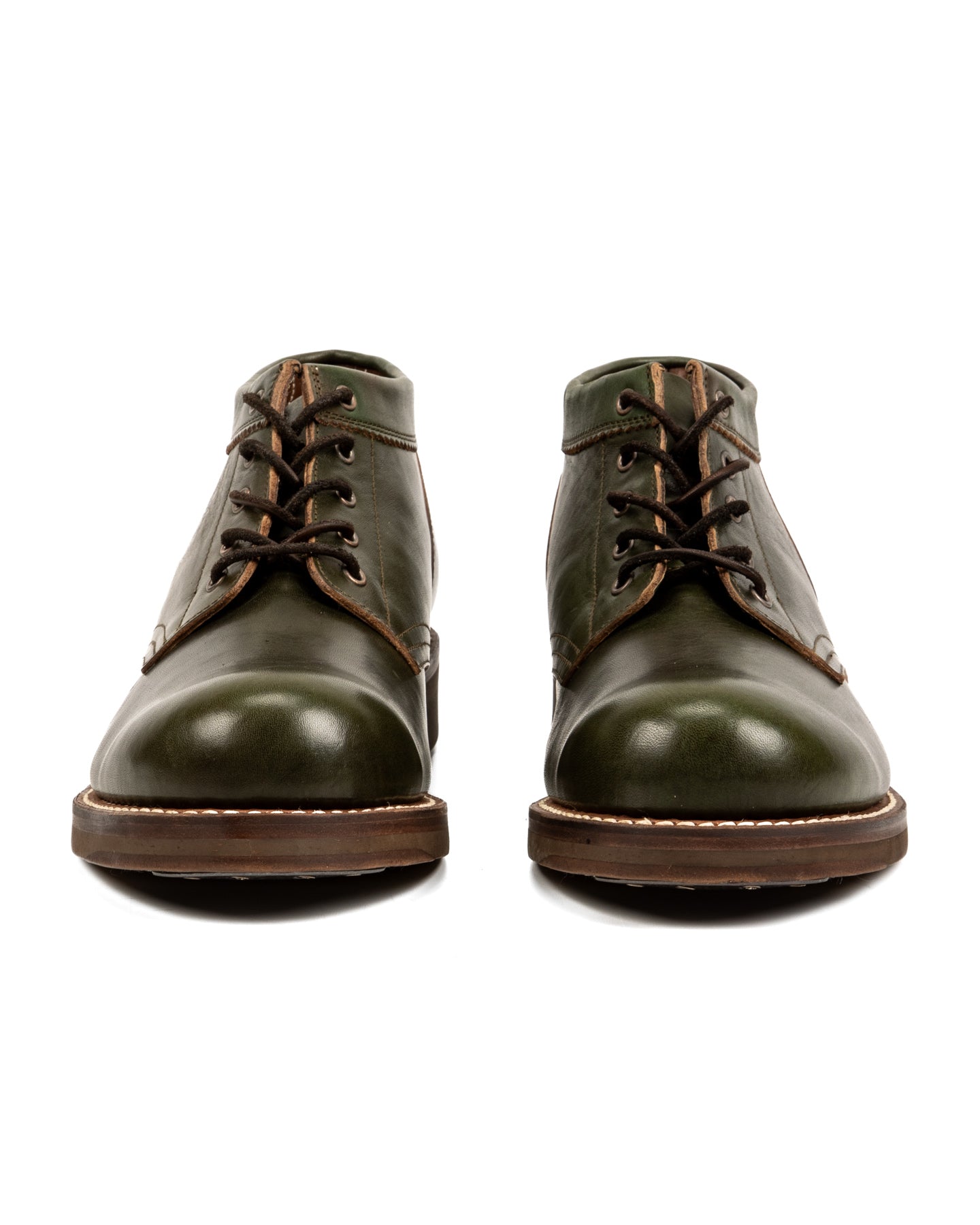 Coupen Mid Cut Boot - Green Horsehide 11