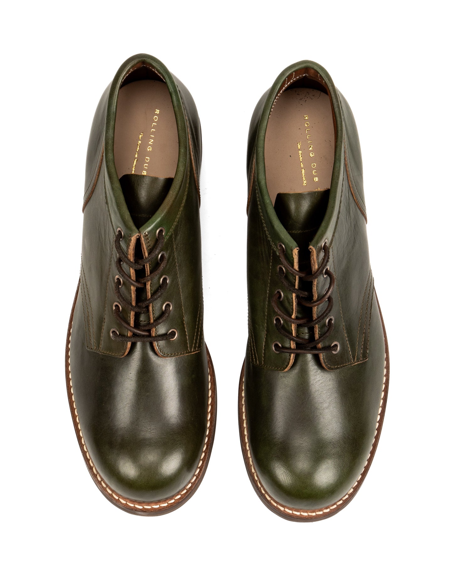 Coupen Mid Cut Boot - Green Horsehide 11