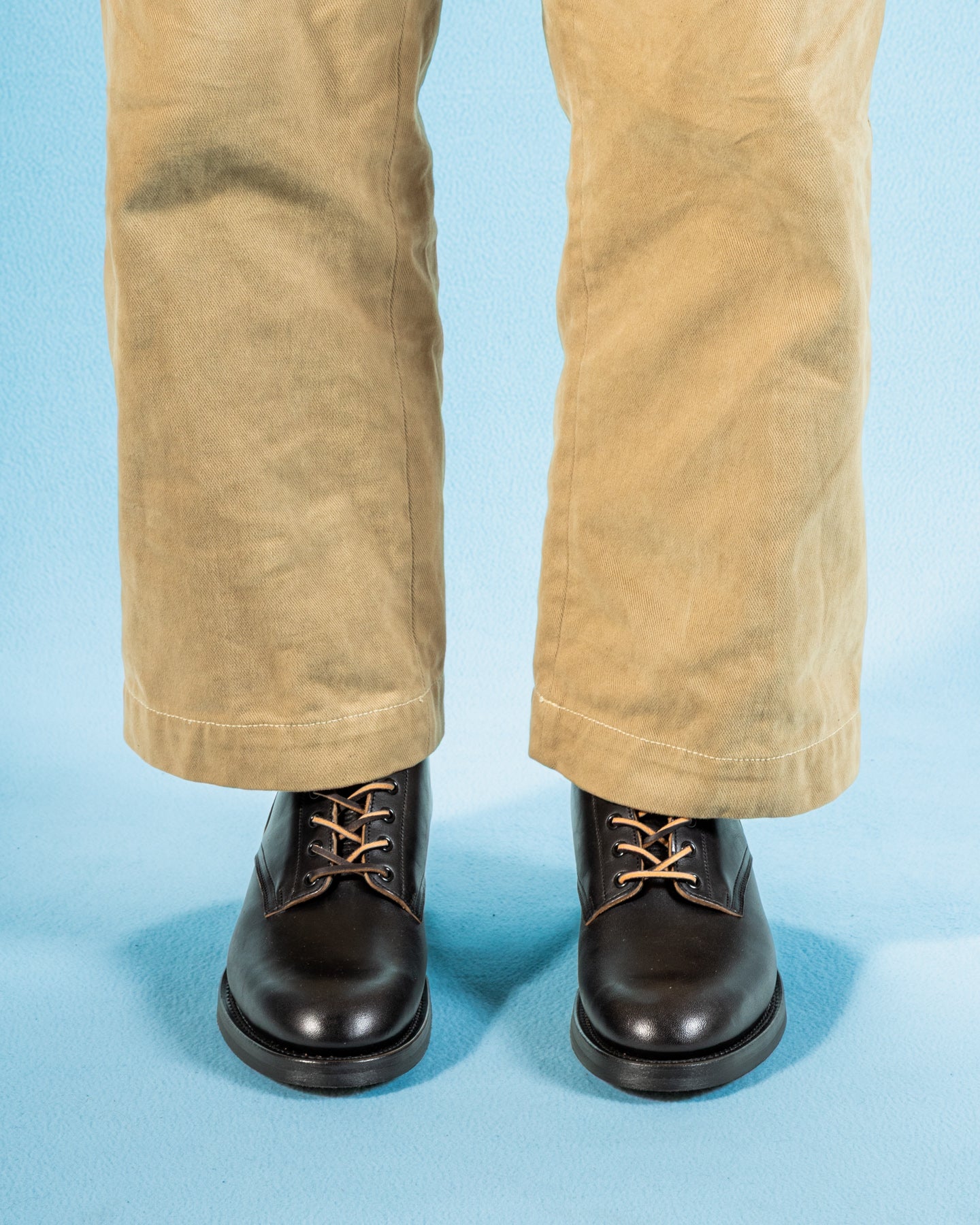 Rolling Dub Trio Griffin 8.5" Plain Toe Boots - Black Horsebutt - Standard & Strange