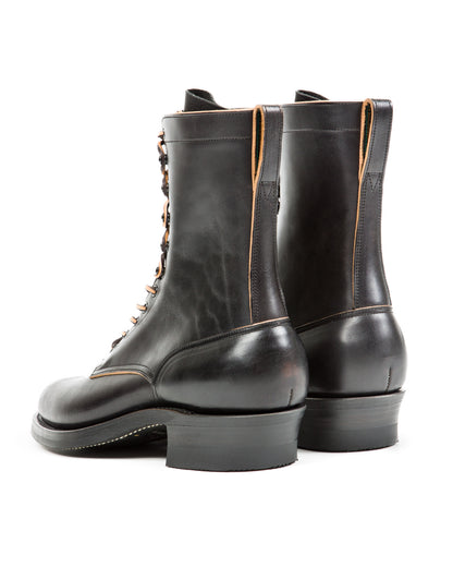 Rolling Dub Trio Griffin 8.5" Plain Toe Boots - Black Horsebutt - Standard & Strange