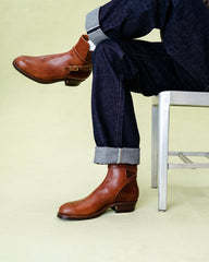 Rolling Dub Trio Griffin Jodhpur Boots - Brown Horsebutt - Standard & Strange