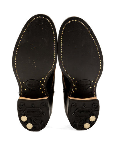 Griffin Plain Toe Boots - Black Horsebutt