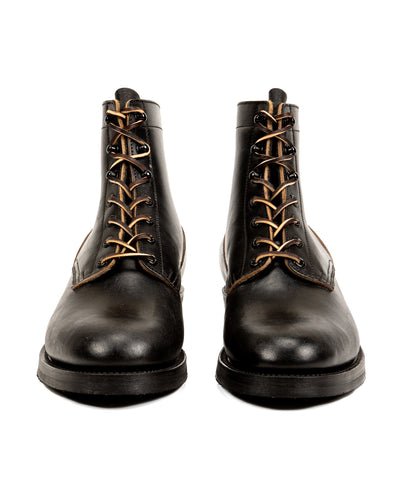 Griffin Plain Toe Boots - Black Horsebutt