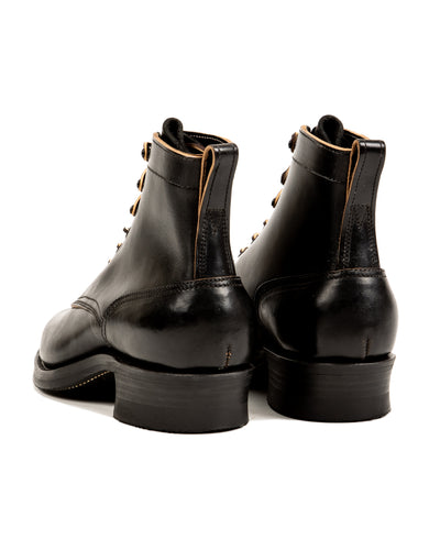 Griffin Plain Toe Boots - Black Horsebutt
