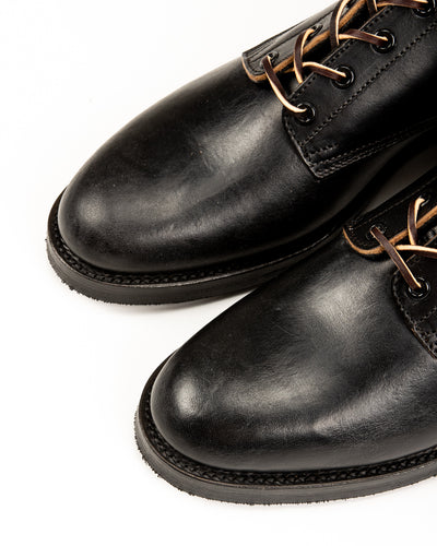 Griffin Plain Toe Boots - Black Horsebutt