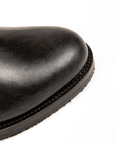 Griffin Plain Toe Boots - Black Horsebutt