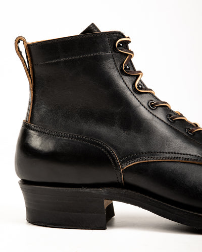 Griffin Plain Toe Boots - Black Horsebutt