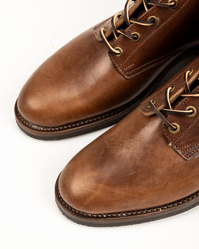 Griffin Plain Toe Boots - Brown Horsebutt