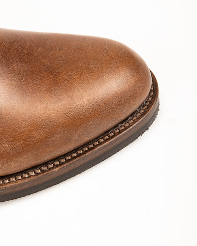 Griffin Plain Toe Boots - Brown Horsebutt