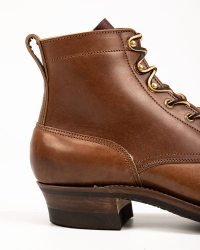 Griffin Plain Toe Boots - Brown Horsebutt