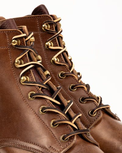 Griffin Plain Toe Boots - Brown Horsebutt