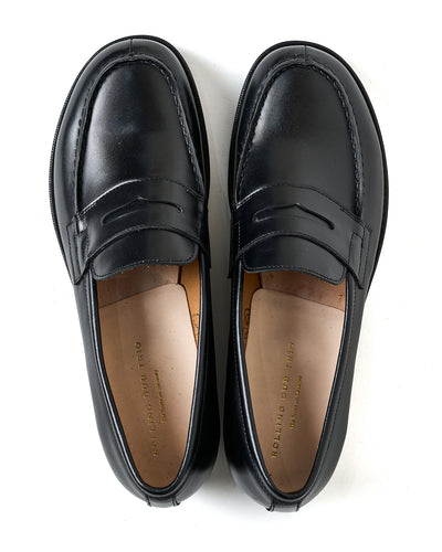 Pre-Order for Mid 2024 Delivery] In'Ei Coin Loafers - Black Dutch