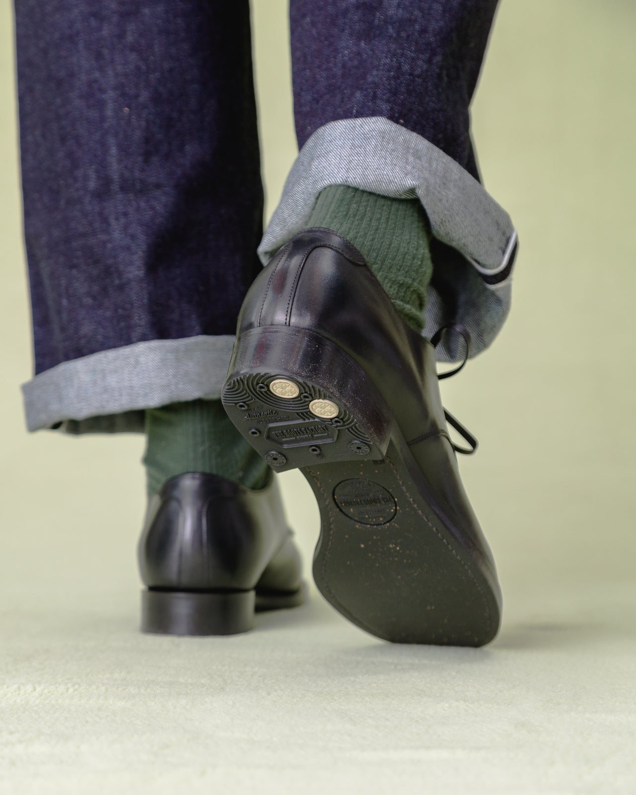 Rolling Dub Trio In'Ei Derby Shoes - Black Dutch Box Calf