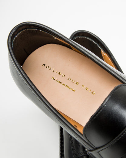 Rolling Dub Trio In'Ei Coin Loafers - Black Dutch Box Calf - Standard & Strange
