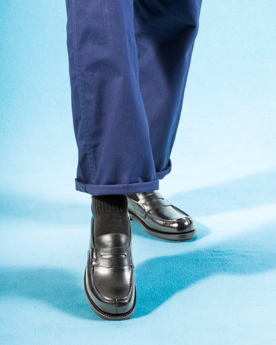 Rolling Dub Trio In'Ei Coin Loafers - Black Dutch Box Calf - Standard & Strange