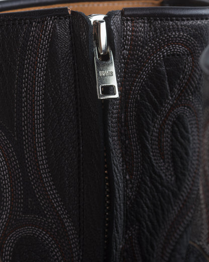 Rolling Dub Trio Loro Side Zip - Black Flame Embroidery - Standard & Strange