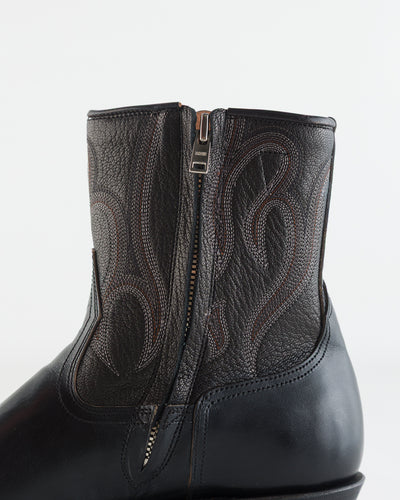 Rolling Dub Trio Loro Side Zip - Black Flame Embroidery - Standard & Strange