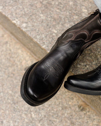 Rolling Dub Trio Loro Side Zip - Black Flame Embroidery - Standard & Strange