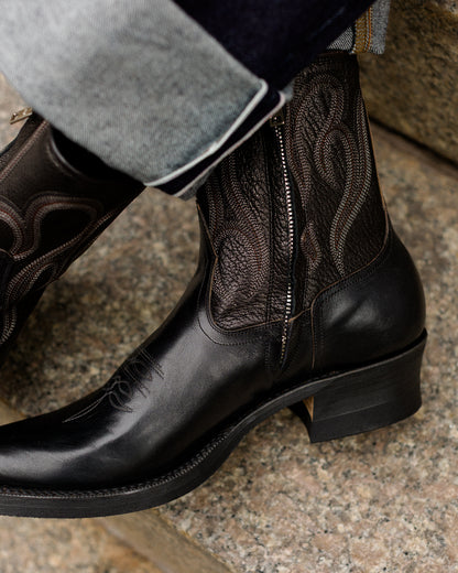 Rolling Dub Trio Loro Side Zip - Black Flame Embroidery - Standard & Strange