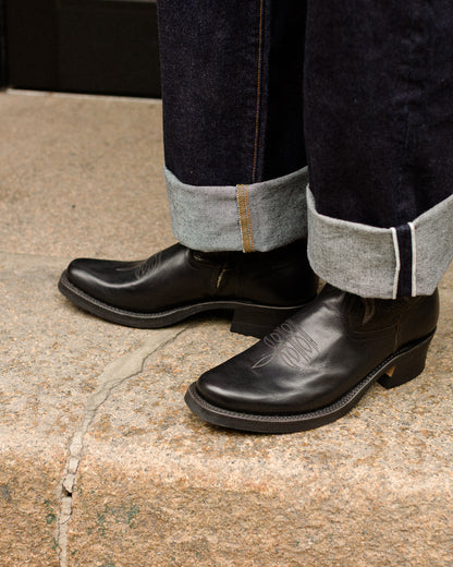 Rolling Dub Trio Loro Side Zip - Black Flame Embroidery - Standard & Strange