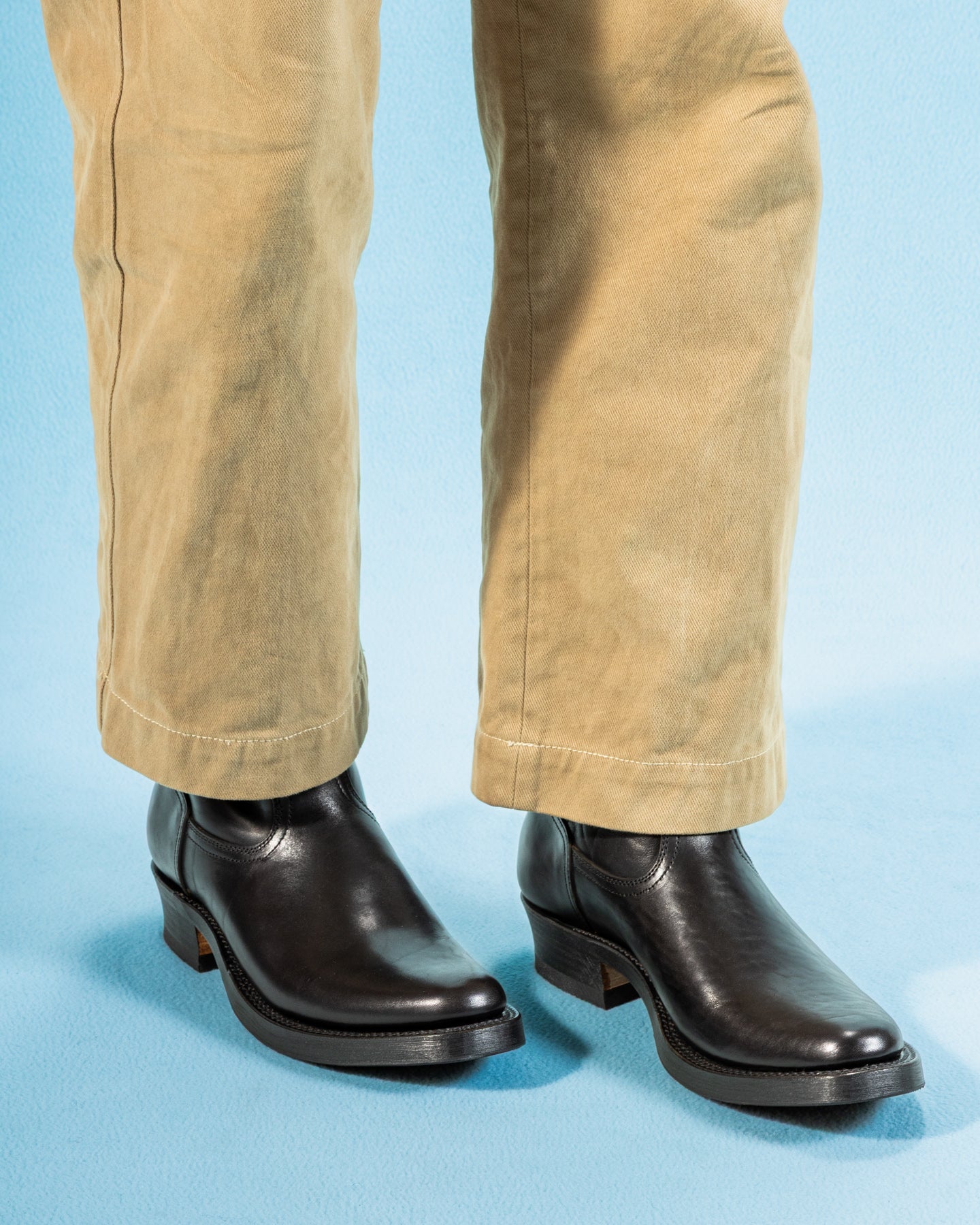 Rolling Dub Trio Loro Western Boot - Black Horsebutt - Standard & Strange