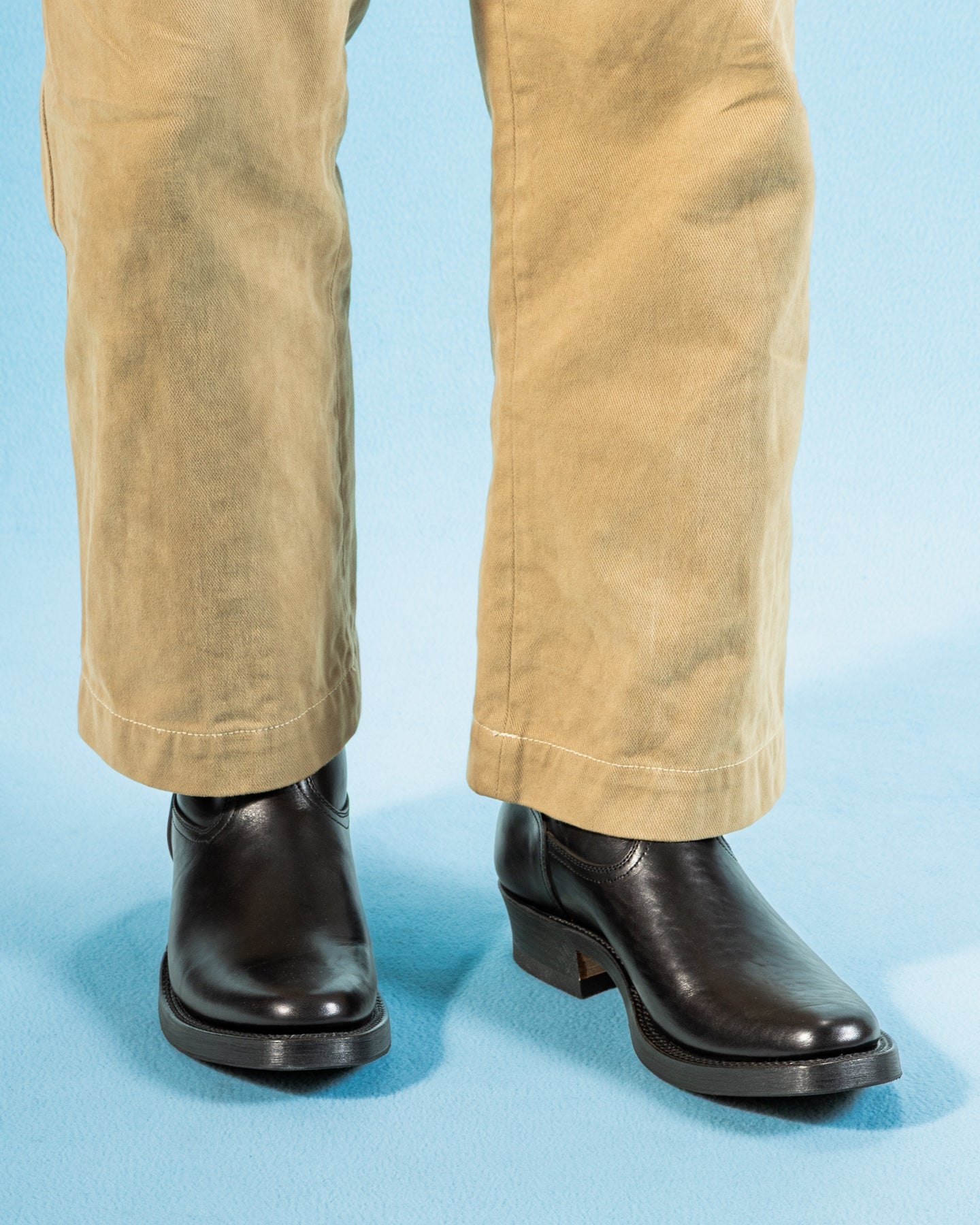 Rolling Dub Trio Loro Western Boot - Black Horsebutt - Standard & Strange