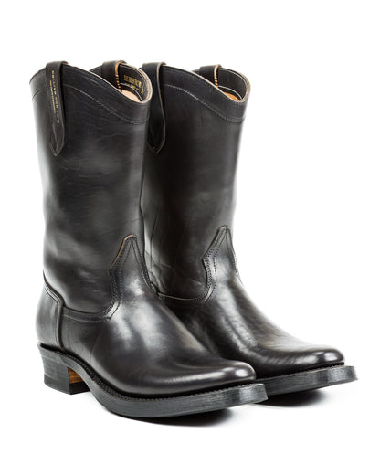 Rolling Dub Trio Loro Western Boot - Black Horsebutt - Standard & Strange