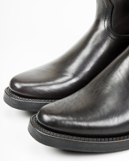 Rolling Dub Trio Loro Western Boot - Black Horsebutt - Standard & Strange