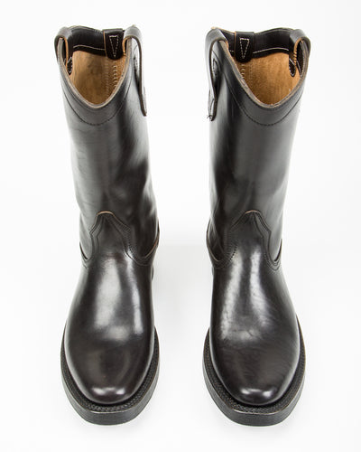 Rolling Dub Trio Loro Western Boot - Black Horsebutt - Standard & Strange