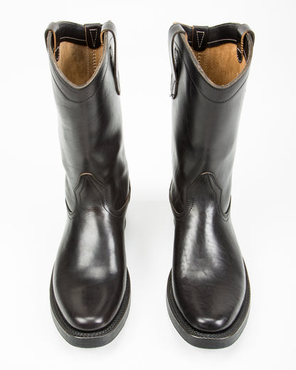 Rolling Dub Trio Loro Western Boot - Black Horsebutt - Standard & Strange