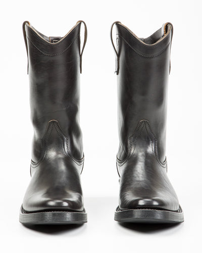 Rolling Dub Trio Loro Western Boot - Black Horsebutt - Standard & Strange