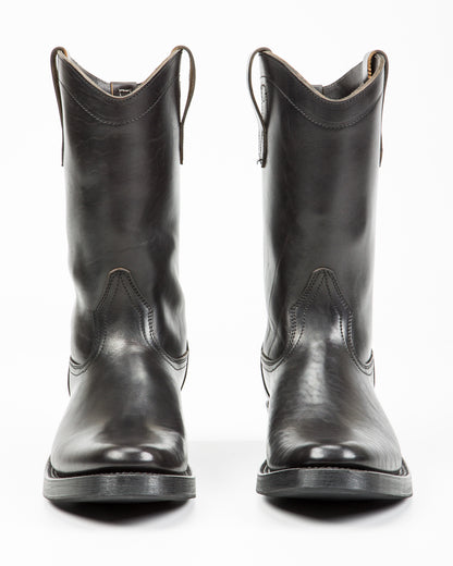 Rolling Dub Trio Loro Western Boot - Black Horsebutt - Standard & Strange