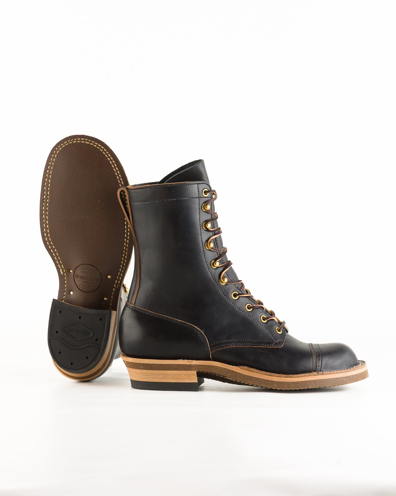 Rolling Dub Trio Roots 8.5" Boot - Black Horsebutt - Standard & Strange