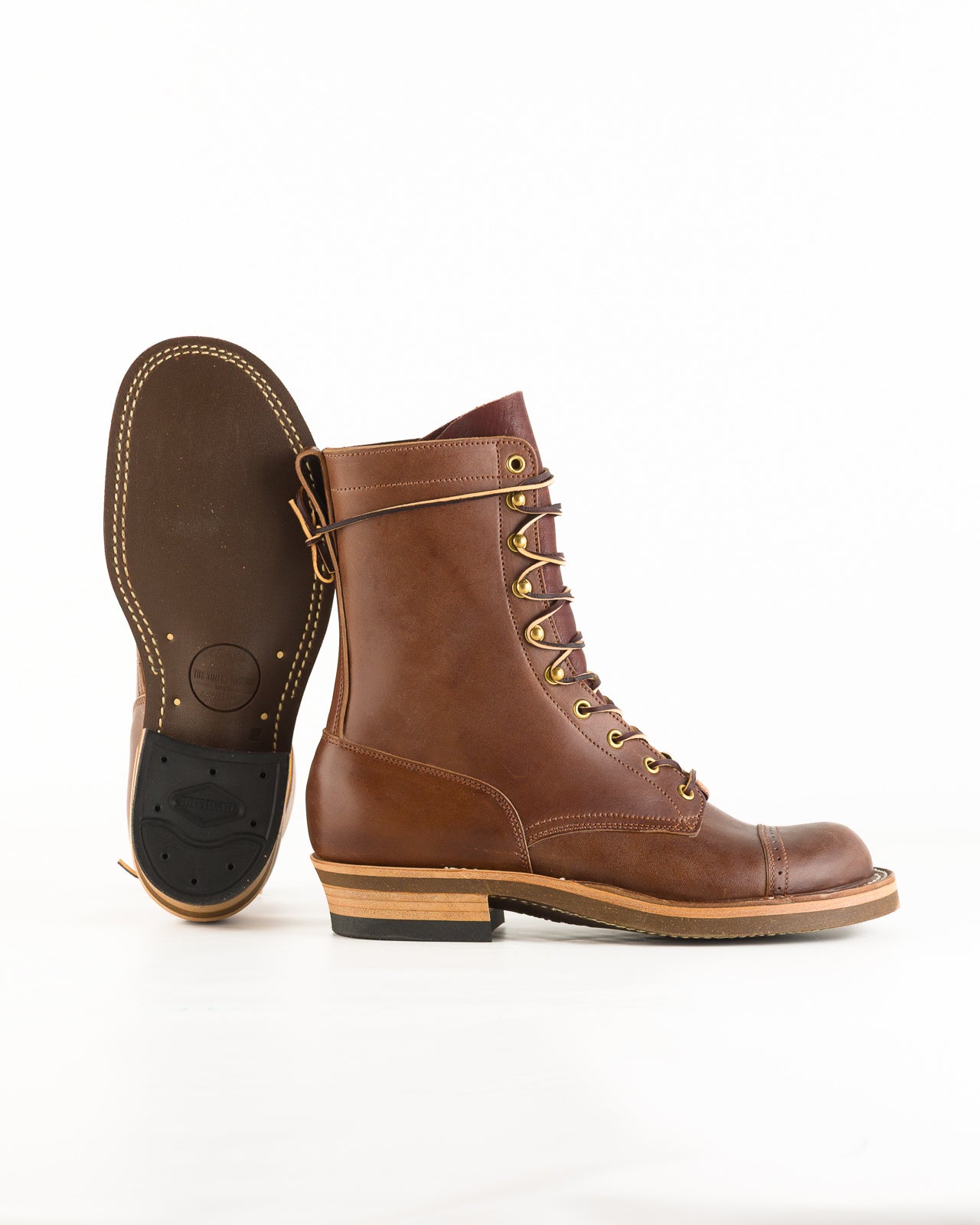 Rolling Dub Trio Roots 8.5" Boot - Brown Horsebutt - Standard & Strange