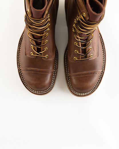 Rolling Dub Trio Roots 8.5" Boot - Brown Horsebutt - Standard & Strange