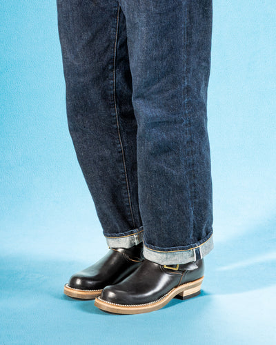 Rolling Dub Trio Roots Engineer Boots - Black Horsebutt - Standard & Strange