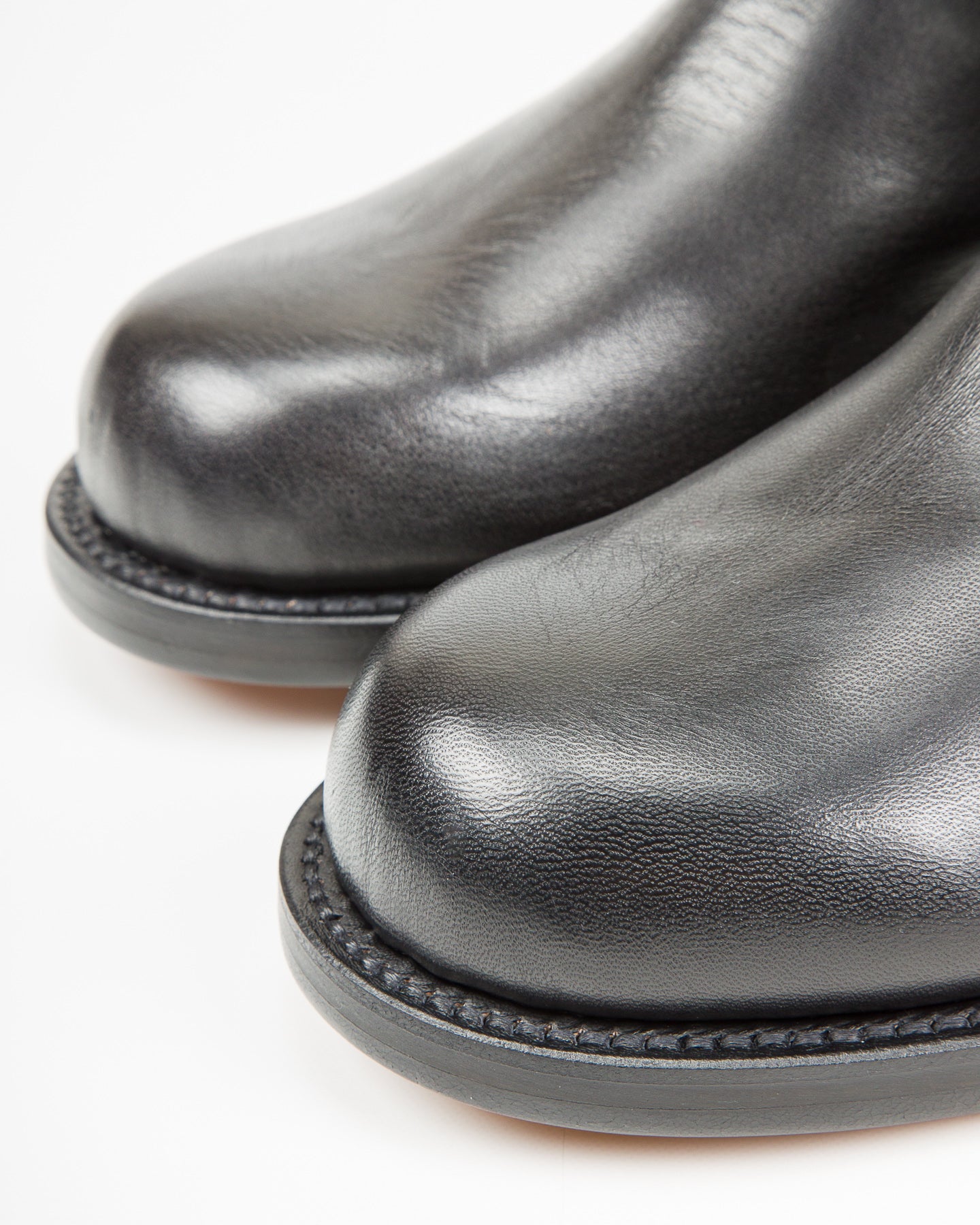 Rolling Dub Trio Rottweiler Riding Boots - All Black Horsehide - Standard & Strange