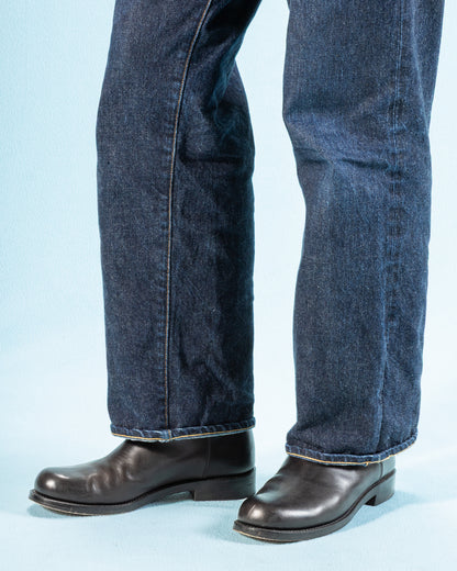 Rolling Dub Trio Rottweiler Riding Boots - All Black Horsehide - Standard & Strange