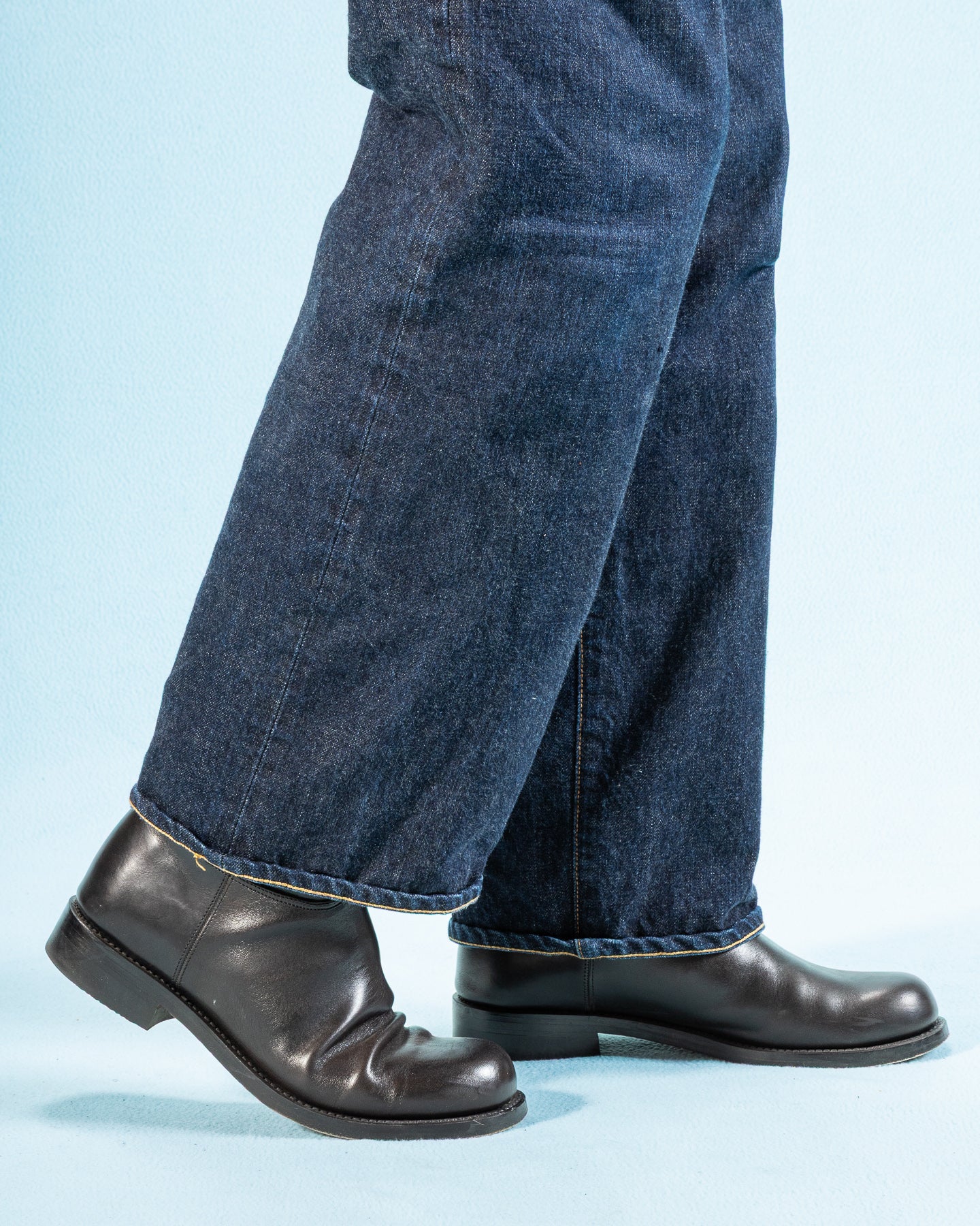 Rolling Dub Trio Rottweiler Riding Boots - All Black Horsehide - Standard & Strange