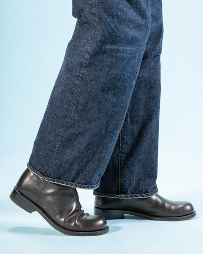 Rolling Dub Trio Rottweiler Riding Boots - All Black Horsehide - Standard & Strange