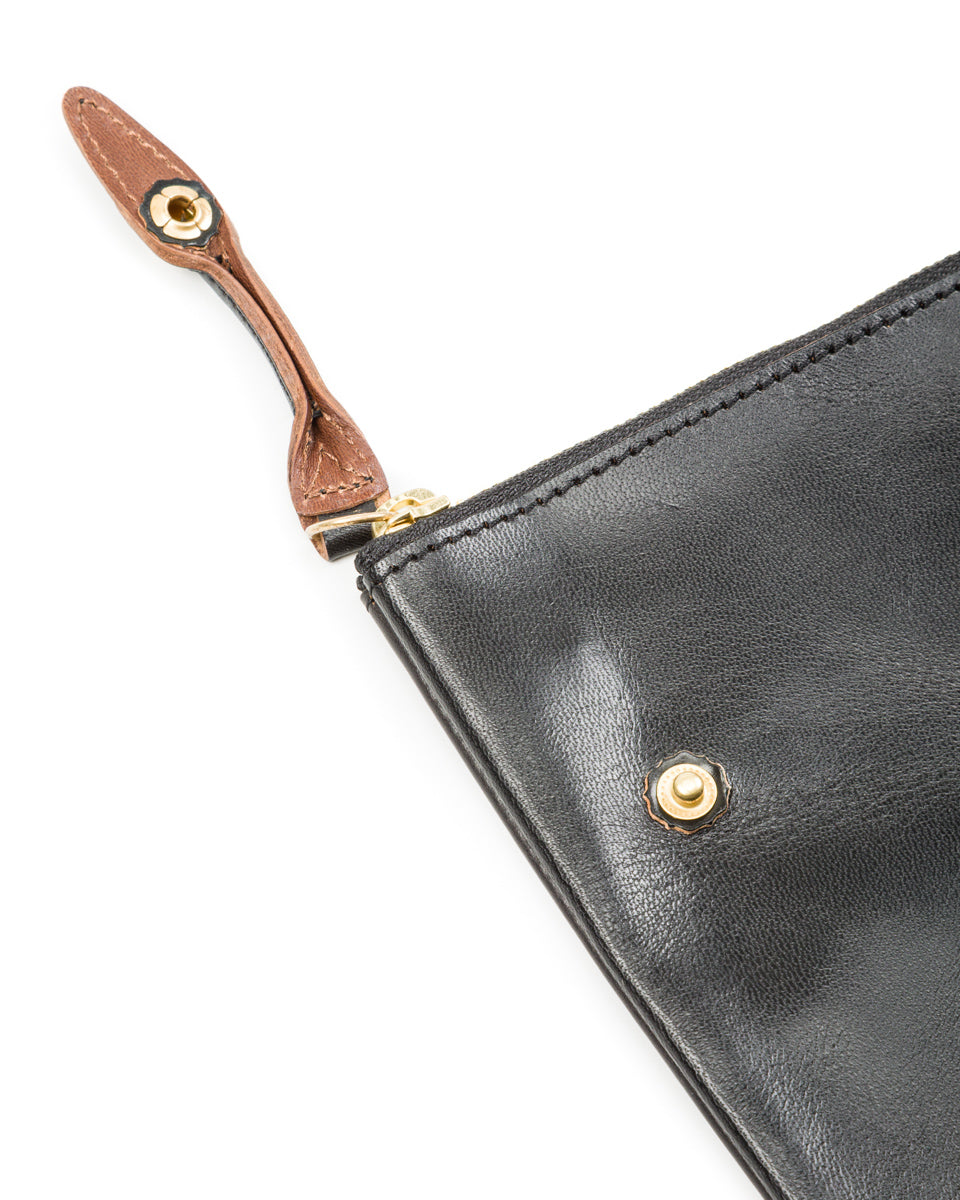 Rolling Dub Trio Square Zip + Snap Pouch - Black Horse Large - Standard & Strange