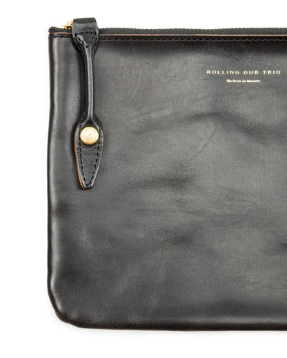 Rolling Dub Trio Square Zip + Snap Pouch - Black Horse Medium - Standard & Strange