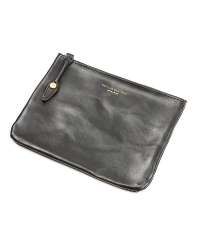 Rolling Dub Trio Square Zip + Snap Pouch - Black Horse Medium - Standard & Strange